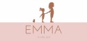 Geboortekaartje Silhouetten Emma voor