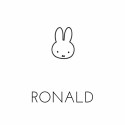 Geboortekaartje nijntje minimalistisch Ronald voor