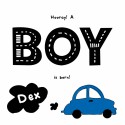 Geboortekaartje Auto Dex voor