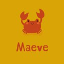 Geboortekaartje krab Maeve voor
