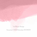 Geboortekaartje roze aquarel met maan Lotte binnen