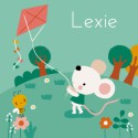 Geboortekaartje muis Lexie voor