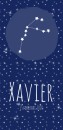 Geboortekaartje sterrenbeeld waterman Xavier voor