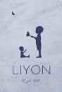 Geboortekaartje Silhouet Liyon voor
