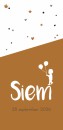 Geboortekaartje Silhouet Terra Siem voor