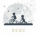 Geboortekaartje silhouette broertjes Renz voor