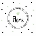 Geboortekaartje Stipjes Floris voor