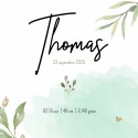 Geboortekaartje Takjes Thomas binnen