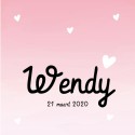 Geboortekaartje Watercolour Roze Wendy voor