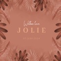 Geboortekaartje meisje dochter terra roze botanical Jolie - rosegoudfolie optioneel voor