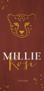 Geboortekaartje Prénatal meisje panter Millie Rose voor