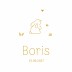Geboortekaartje Prénatal konijn in goudfolie Boris