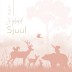 Geboortekaartje meisje bosdieren silhouette Sjuul