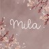 Geboortekaartje meisje floral roze aquarel Mila