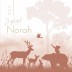Geboortekaartje meisje silhouette bosdieren Norah