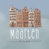 Geboortekaartje huizen aquarel Maarten