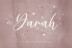 Geboortekaartje meisje beton hartjes Yarah