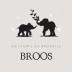 Geboortekaartje Prénatal zoon silhouette olifant Broos