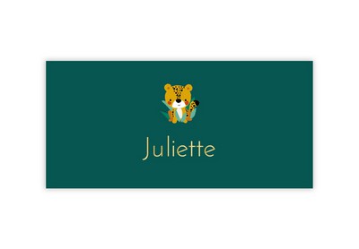 1736-1-geboortekaartje-juliette-bora-cheetah-goudfolie-goud-folie-groen-meisje