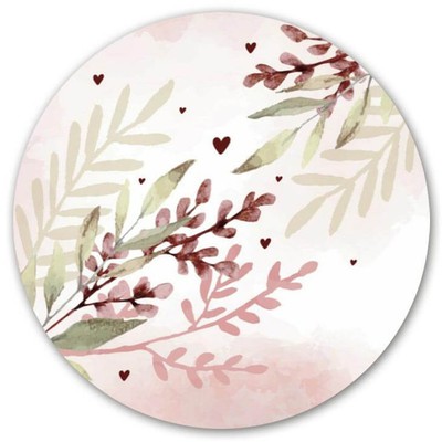 behangcirkel olivia droogbloemen bloemen takjes hartjes watercolor watercolour