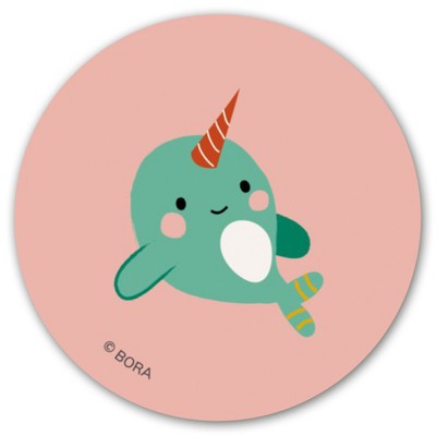 SL-BORA-sluitsticker-sluitzegel-narwal-roze-zeedieren