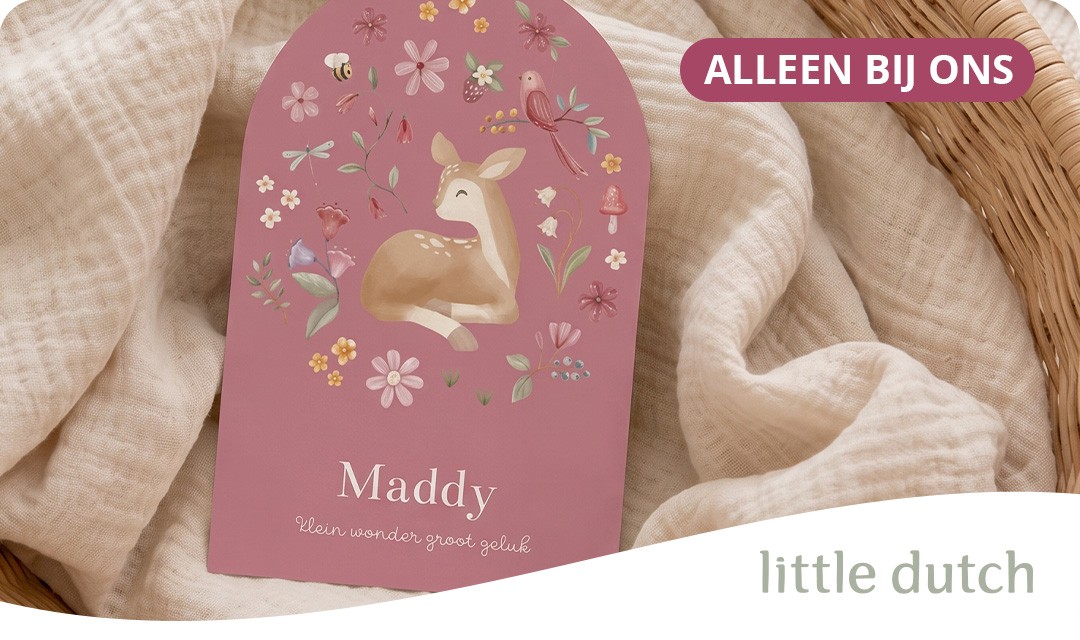 Exclusieve geboortekaartjes met Little Dutch