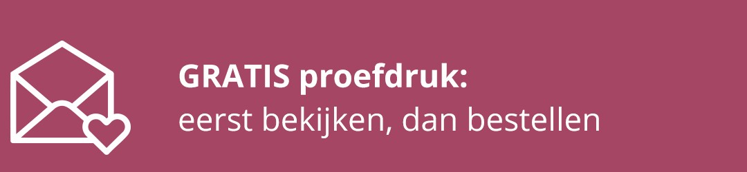 Gratis proefdruk: eerst bekijken, dan bestellen
