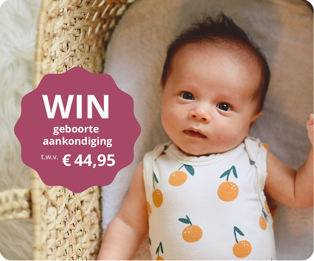 Geboortekaartjes winnen winactie babykaartje jongen meisje geboorte aankondiging