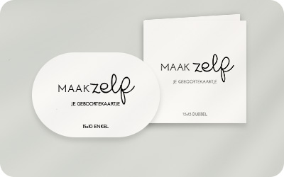 Geboortekaartjes zelf maken ontwerpen