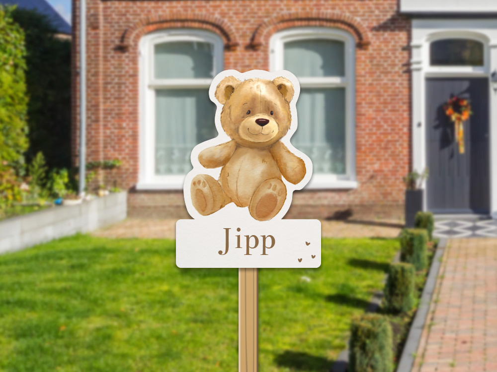 Geboorte tuinbord voor in de tuin om geboorte feestelijk aan te kondigen