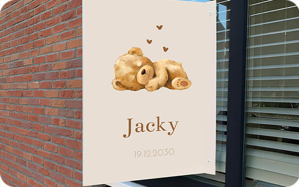 Hoeveel kost een geboortebord?