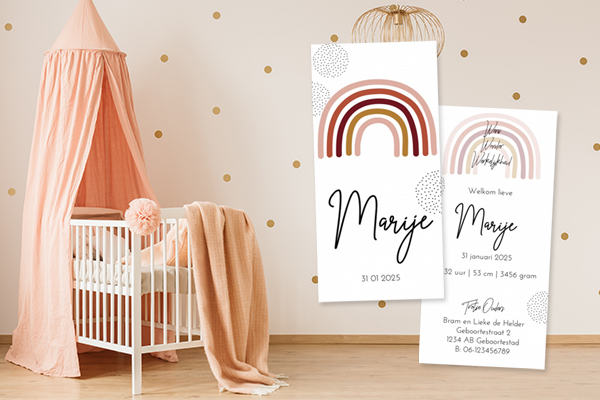 Geboortekaartjes inspiratie: de babykamer