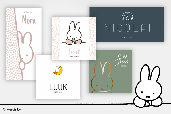nijntje geboortekaartjes