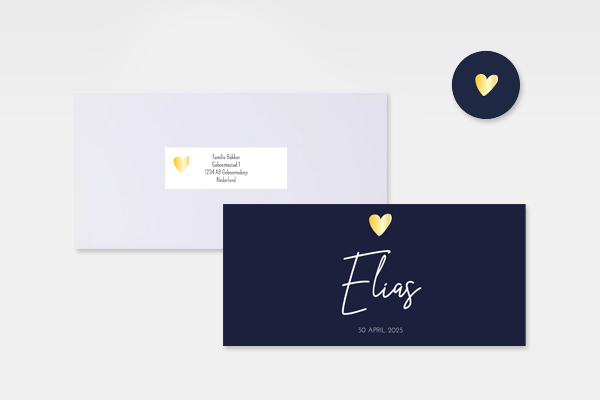 Verzend je geboortekaartje met aandacht: maak je kaartje compleet