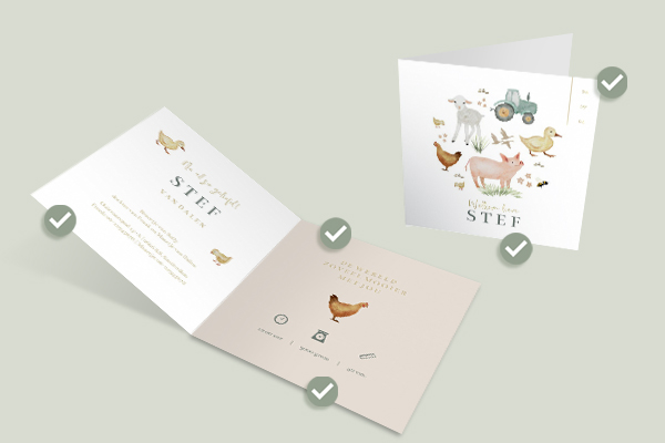 Handige checklist voor het maken van je geboortekaartje