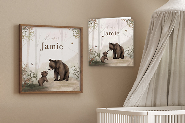 Babykamer: poster, zelf maken, ontwerpen