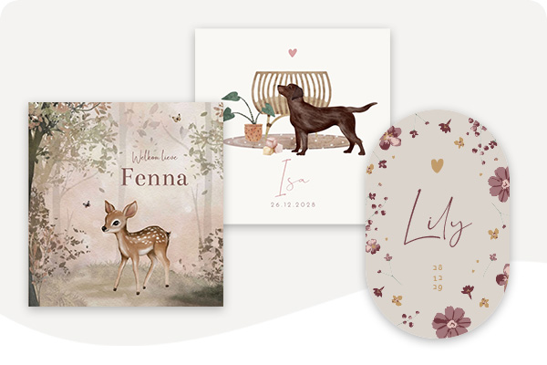 Top 50 meisjesnamen geboortekaartjes dochter