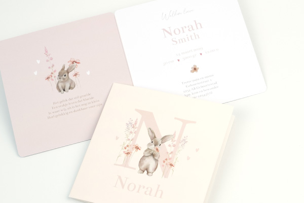 Welke informatie zet je op je geboortekaartje?