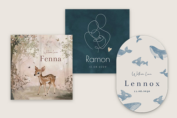 Blog over welke stijl geboortekaartje bij jou past